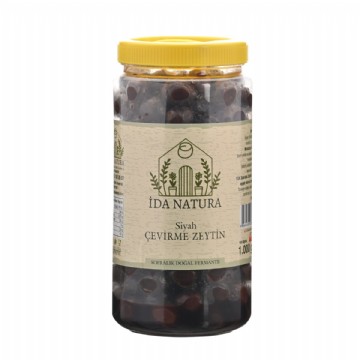İda Natura  Siyah  Teneke Çevirme Zeytin 1 kg
